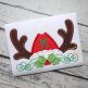 Santa Hat Antler Applique | Machine Embroidery Designs by JuJu