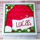 Santa Hat Box Applique | Machine Embroidery Designs by JuJu