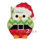 Santa Owl Applique | Machine Embroidery Designs by JuJu