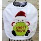Santa Peeker Applique | Machine Embroidery Designs by JuJu