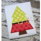 Christmas Tree Santa Belt Applique | Machine Embroidery Designs by JuJu