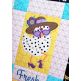 ITH Sassy Chickens Wall Hanging | Machine Embroidery Designs by JuJu