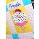 ITH Sassy Chickens Wall Hanging | Machine Embroidery Designs by JuJu