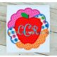 Scallop Apple | Machine Embroidery Designs by JuJu