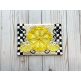 ITH Fresh Lemons Scallop Mug Rug | Machine Embroidery Designs by JuJu