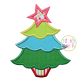 Scallop Christmas Tree Applique | Machine Embroidery Designs by JuJu