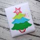 Scallop Christmas Tree Applique | Machine Embroidery Designs by JuJu