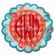 Scalloped Circle 2 Applique | Machine Embroidery Designs by JuJu