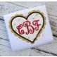 Scalloped Edge Heart Applique | Machine Embroidery Designs by JuJu