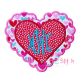 Scalloped Double Heart Applique | Machine Embroidery Designs by JuJu