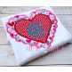Scalloped Double Heart Applique | Machine Embroidery Designs by JuJu