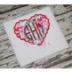 Scalloped Heart Monogram Applique Frame | Machine Embroidery Designs by JuJu