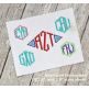Scalloped Honeycomb Monogram Embroidery Font | Machine Embroidery Designs by JuJu