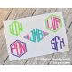Scalloped Honeycomb Monogram Embroidery Font | Machine Embroidery Designs by JuJu