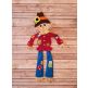 ITH Scarecrow Wall Hanging | Machine Embroidery Designs by JuJu
