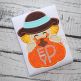 Scarecrow Boy Pumpkin Peeker Applique | Machine Embroidery Designs by JuJu