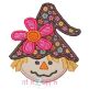 Scarecrow Girl Applique | Machine Embroidery Designs by JuJu