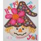 Scarecrow Girl Happy Fall Y'all Applique | Machine Embroidery Designs by JuJu
