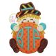 Scarecrow Boy Peeker Applique | Machine Embroidery Designs by JuJu