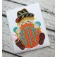 Scarecrow Boy Peeker Applique | Machine Embroidery Designs by JuJu