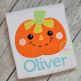 Scarecrow Pumpkin Boy Applique | Machine Embroidery Designs by JuJu
