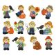 Scarecrows fall Applique Machine Embroidery Designs by JuJu 

