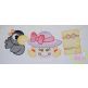 Scarecrow Trio Girl Sketch | Machine Embroidery Designs by JuJu