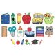 School Alphabet Embellishment Kit | Machine Embroidery Designs by JuJu