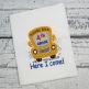 School Bus Grades 4th Applique | Machine Embroidery Designs by JuJu