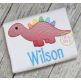 School Stegosaurus Sketch | Machine Embroidery Designs by JuJu