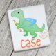 School T-Rex Sketch | Machine Embroidery Designs by JuJu