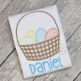 Scratchy Easter Basket Embroidery | Machine Embroidery Designs by JuJu