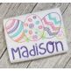 Scratchy Easter Egg Trio Embroidery | Machine Embroidery Designs by JuJu