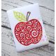 Scroll Apple Embroidery | Machine Embroidery Designs by JuJu