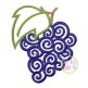 Scroll Grapes Embroidery | Machine Embroidery Designs by JuJu