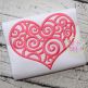 Scroll Heart Embroidery | Machine Embroidery Designs by JuJu