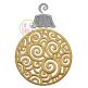 Scroll Ornament Applique | Machine Embroidery Designs by JuJu