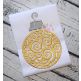 Scroll Ornament Applique | Machine Embroidery Designs by JuJu