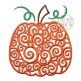 Scroll Pumpkin Embroidery | Machine Embroidery Designs by JuJu