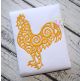 Scroll Rooster Embroidery | Machine Embroidery Designs by JuJu