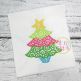 Scroll Christmas Tree Embroidery | Machine Embroidery Designs by JuJu
