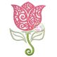 Scroll Tulip Embroidery | Machine Embroidery Designs by JuJu