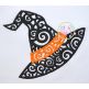 Scroll Witch Hat Embroidery | Machine Embroidery Designs by JuJu