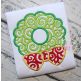 Scroll Wreath Embroidery | Machine Embroidery Designs by JuJu