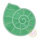 Seashell 1 Applique | Machine Embroidery Designs by JuJu