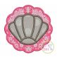 Seashell Scallop Applique | Machine Embroidery Designs by JuJu
