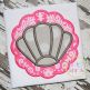 Seashell Scallop Applique | Machine Embroidery Designs by JuJu