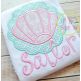 Seashell Scallop Applique | Machine Embroidery Designs by JuJu