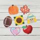 ITH Seasonal Wall Hanging Add-Ons 3 | Machine Embroidery Designs by JuJu