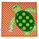 Sea Turtle Box Applique | Machine Embroidery Designs by JuJu